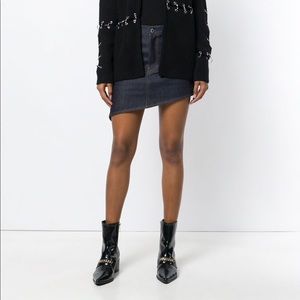 Helmut Lang Asymmetric Denim Skirt brand new